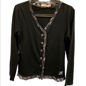 Burberry cardigan, Sz M